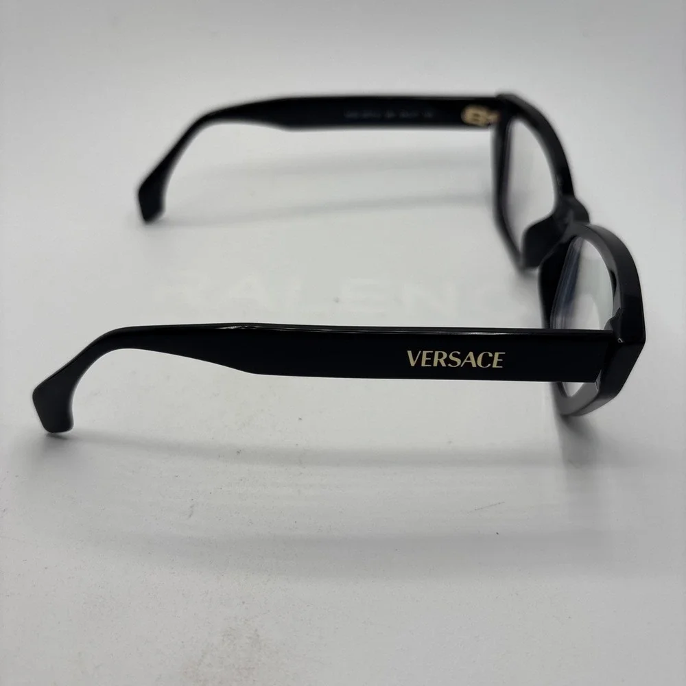 Versace Eyeglasses Frames MOD.3373-U GB1 Shiny Black Cat Eye 54-17-140mm #455